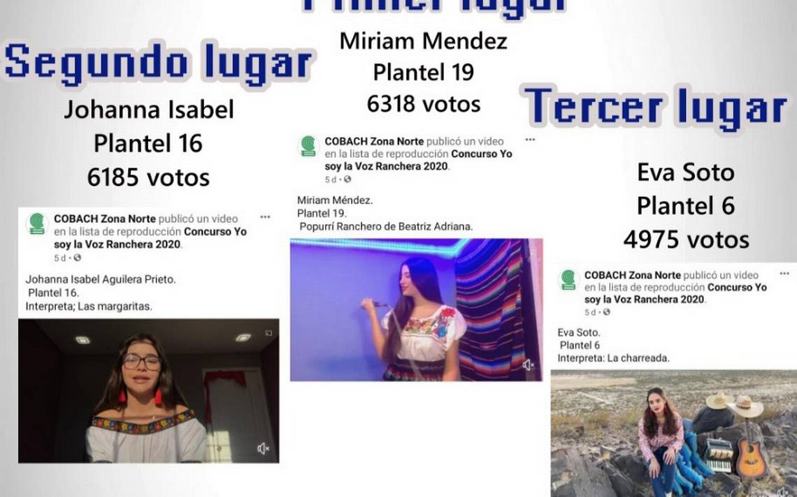 Tener cuidado esqueleto cerebro Cobach realiza primer concurso virtual “Yo Soy la Voz Ranchera 2020” - El  Heraldo de Juárez | Noticias Locales, Policiacas, sobre México, Chiahuahua  y el Mundo
